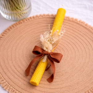 ΧΕΙΡΟΠΟΙΗΤΗ ΠΑΣΧΑΛΙΝΗ ΛΑΜΠΑΔΑ ΑΠΟ ΦΥΣΙΚΟ ΚΕΡΙ ΜΕΛΙΣΣΑΣ